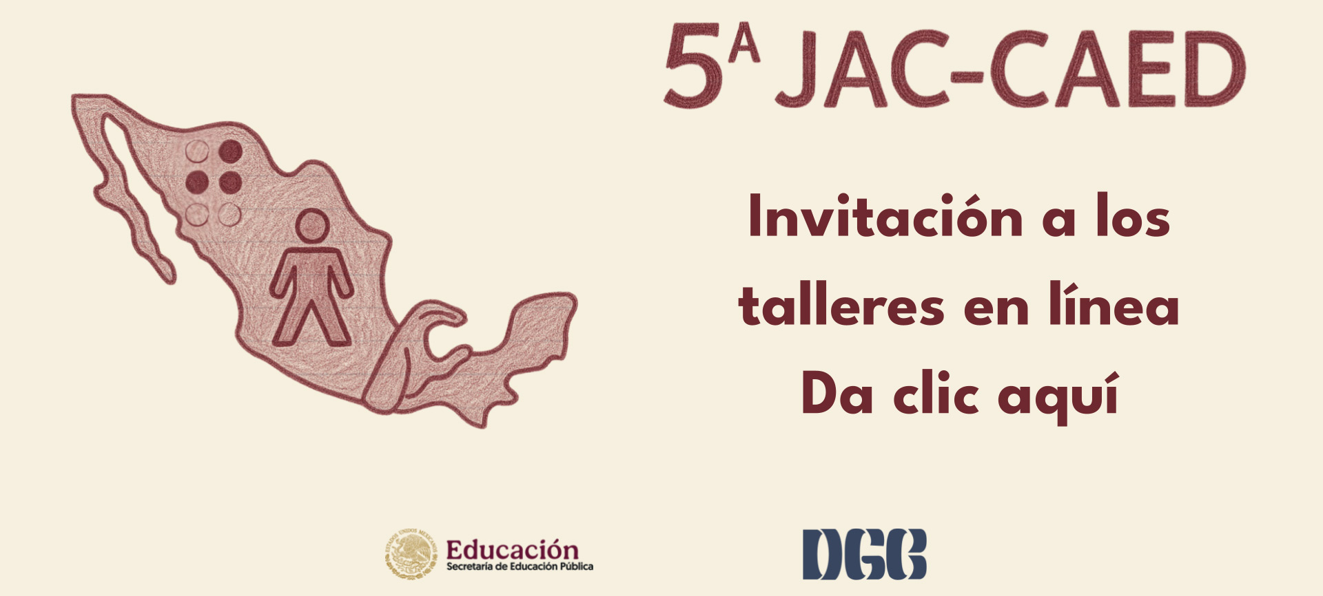 Invitación a la Quinta Jornada Académica y Cultural CAED