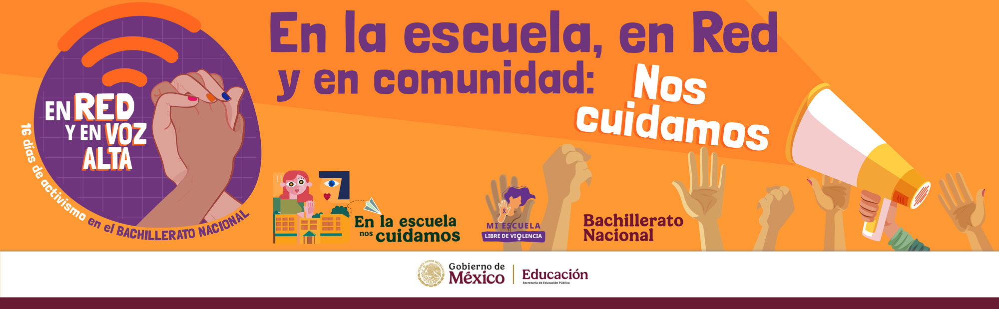 16 días de activismo en el Bachillerato Nacional