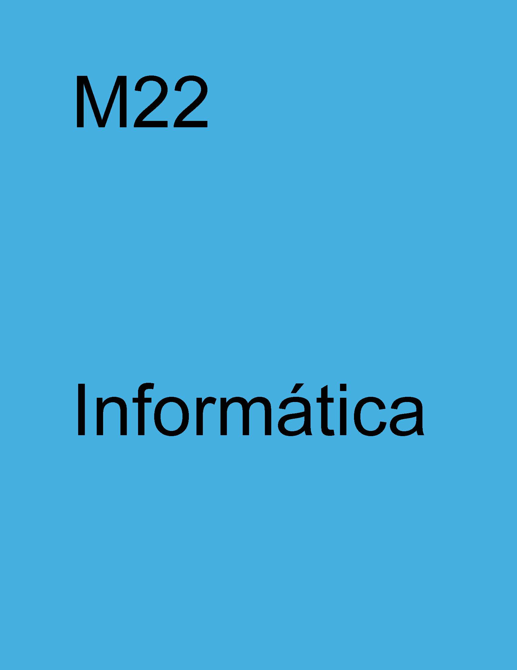 Módulo 22. Informática